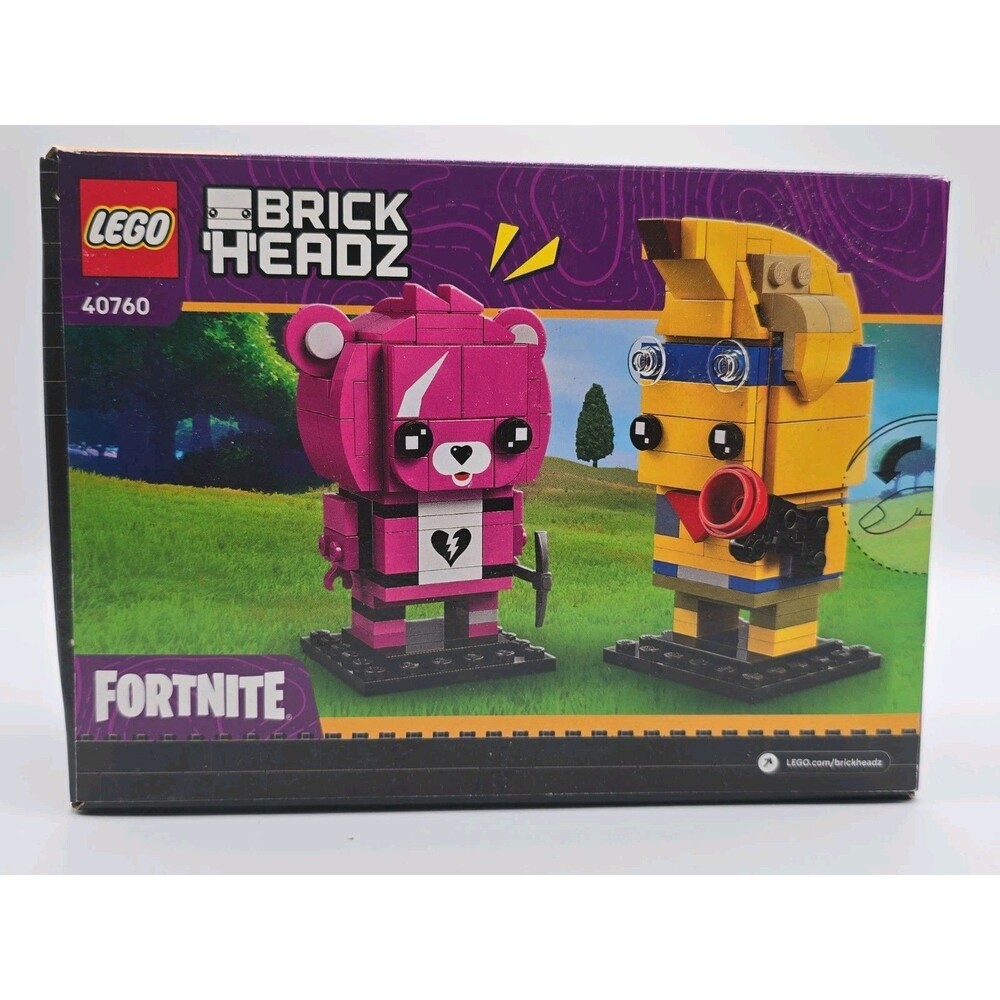 NEW Lego Brickheadz Fortnite Adventure Peeley & Cuddle Team Leader 40760 Sealed